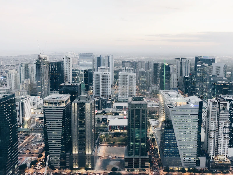 Aerial view of Bonifacio Global City, Metro Manila